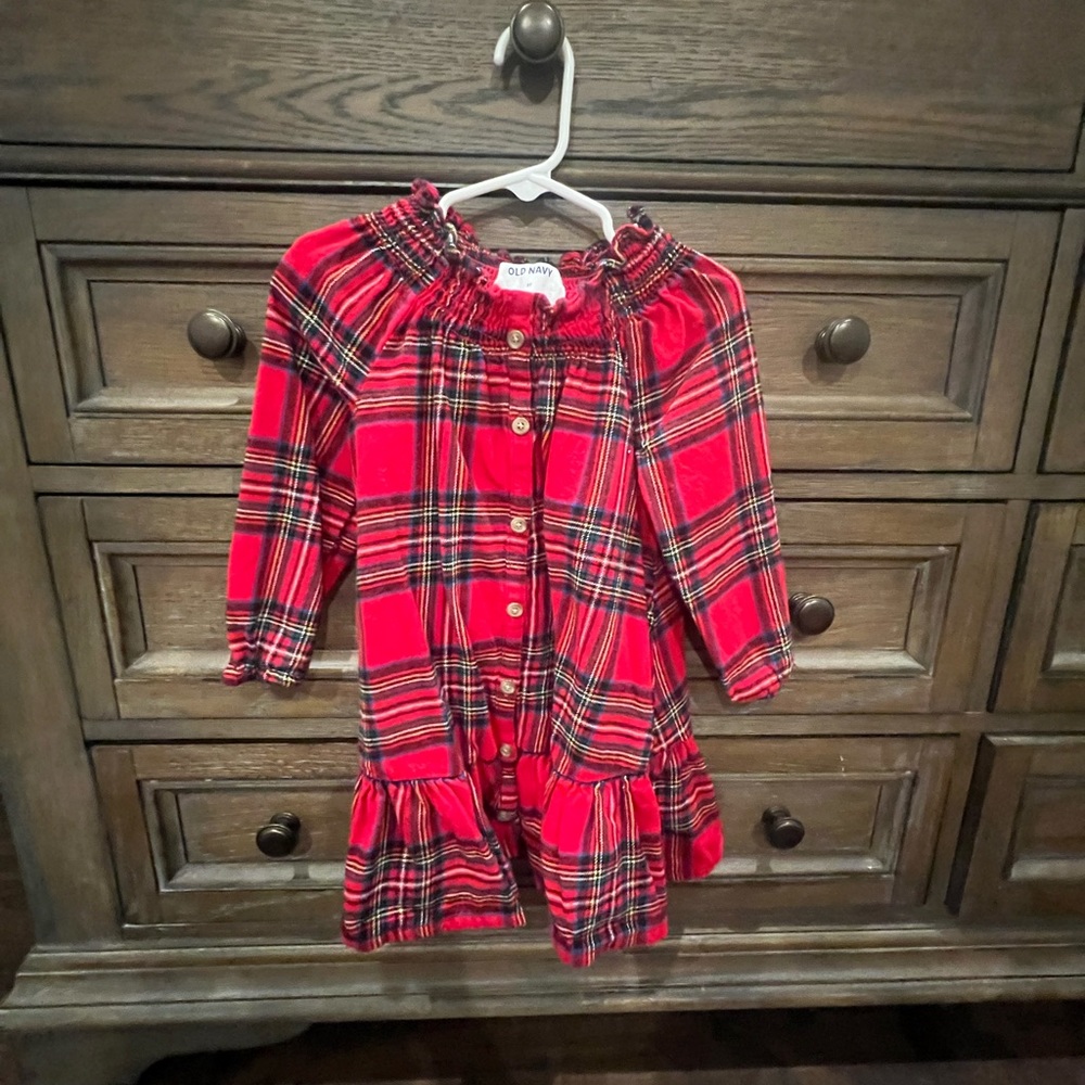 Christmas flannel dress